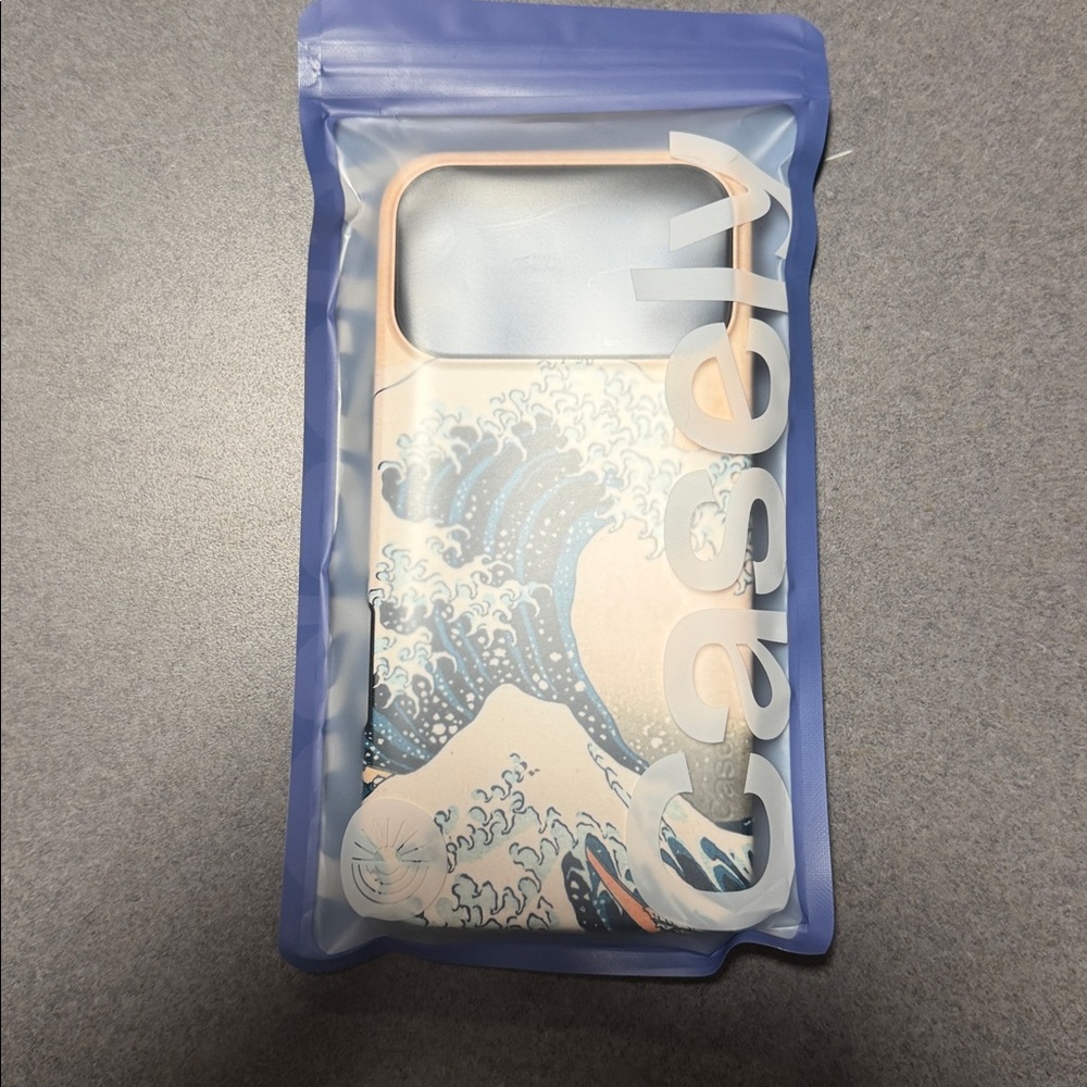 Wave Design Phone Case - Blue - Picture 3 of 3